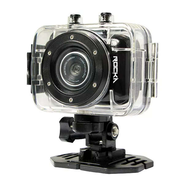 Rocka Edge Series 720p HD Action Camera with Touchscreen Silver