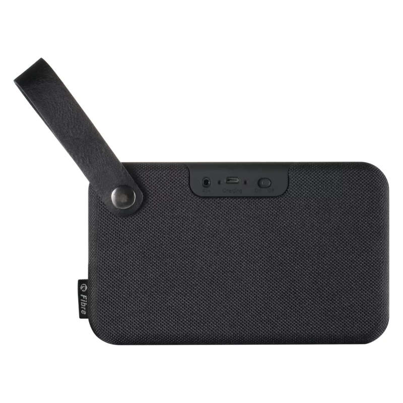 Rocka Fibre Series Bluetooth speaker with fabric trim - Black