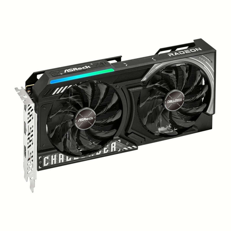 ASRock Radeon RX 9060 XT Challenger 16GB OC Graphics Card (RDNA 4, PCIe 5.0)