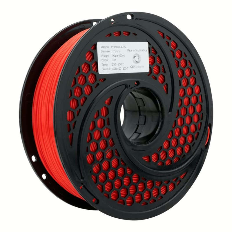 SA Filament ABS Premium Filament 1Kg - Red