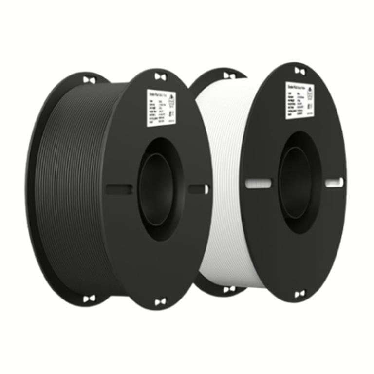 SA Filament 2x 350g PLA Black and White Twin-pack