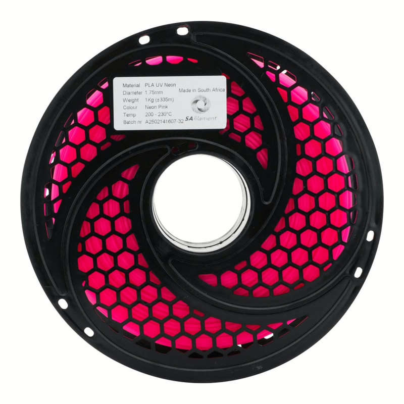 SA Filament PLA UV Neon Filament 1Kg - Pink