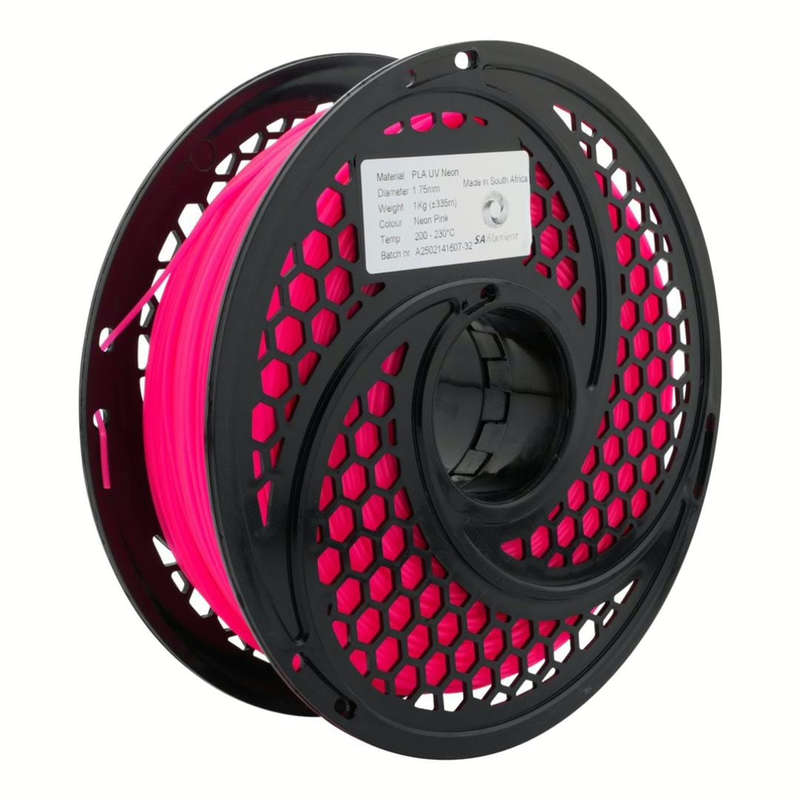 SA Filament PLA UV Neon Filament 1Kg - Pink