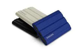 SAMSUNG T7 SHIELD 2 TB USB 3.2 PORTABLE RUGGEDISED SSD - SILVER