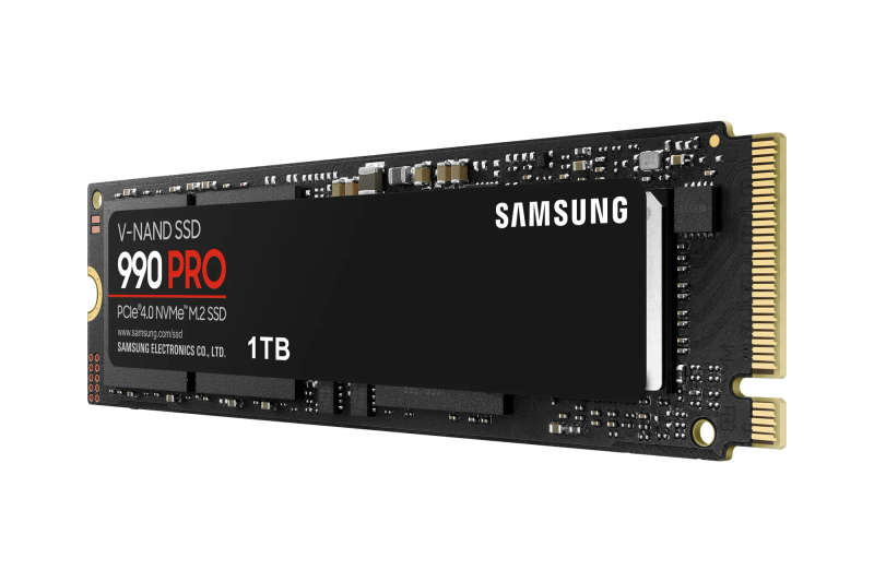 SAMSUNG MZ-V9P1T0BW 990 PRO 1 TB NVMe SSD - Read Speed up to 7450 MB/s; Write Speed to up 6900 MB...