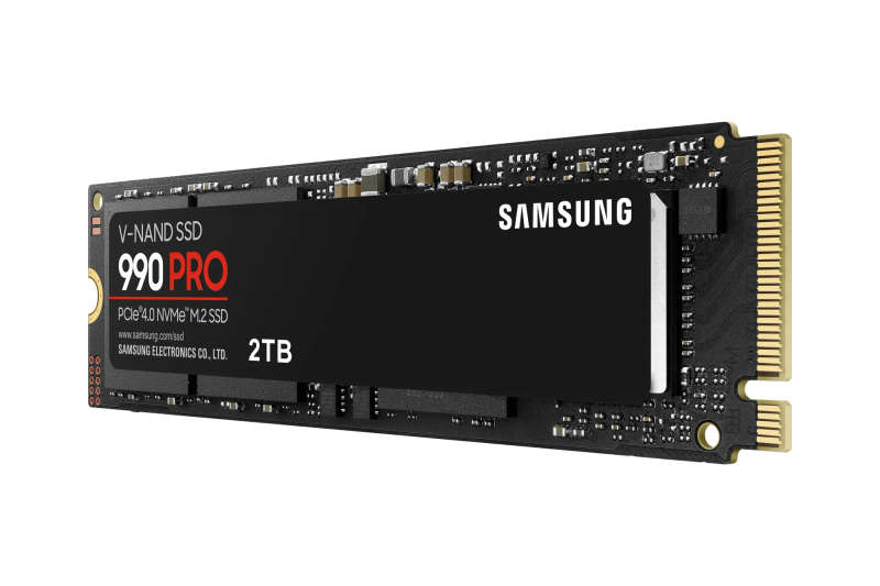 SAMSUNG MZ-V9P2T0BW 990 PRO 2 TB NVMe SSD - Read Speed up to 7450 MB/s; Write Speed to up 6900 MB...