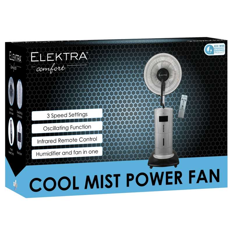 ELEKTRA COOL MIST POWER FAN