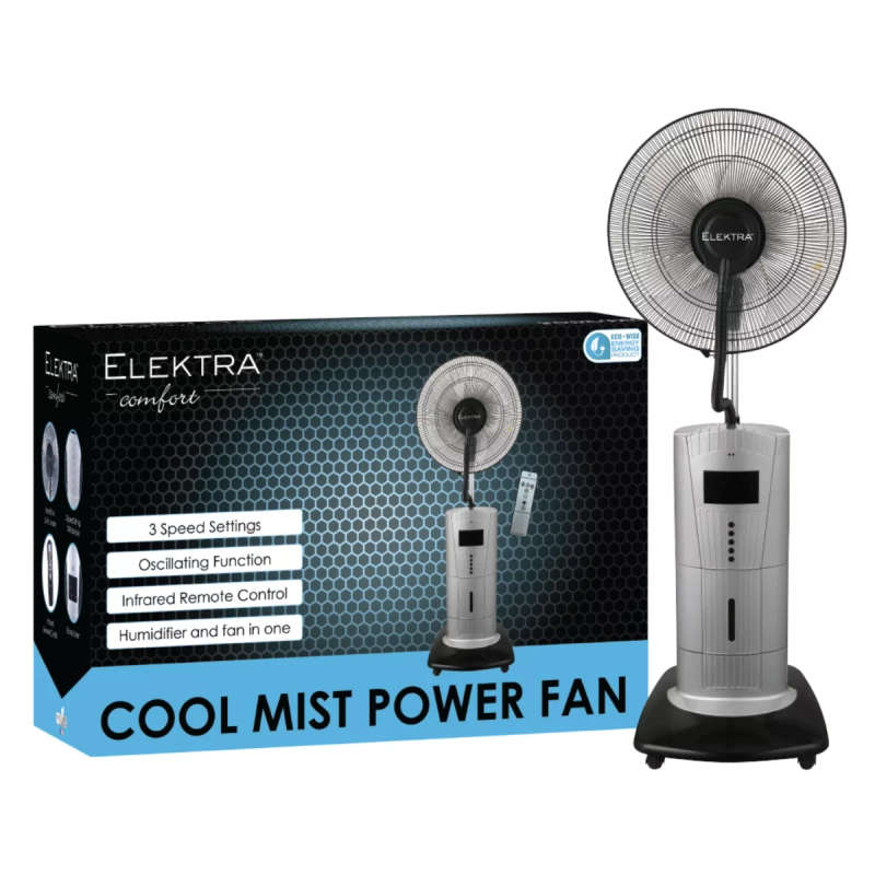 ELEKTRA COOL MIST POWER FAN