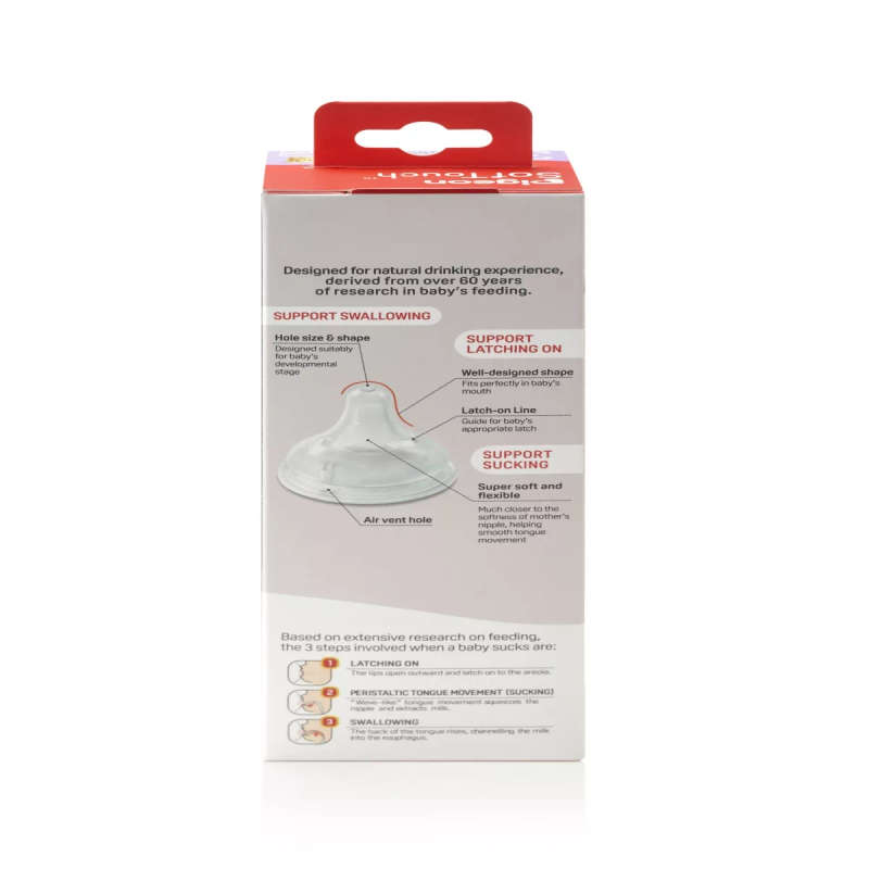 Pigeon - SOFTOUCH 3 NURSING BTTLE T-ESTER 300ML LOGO