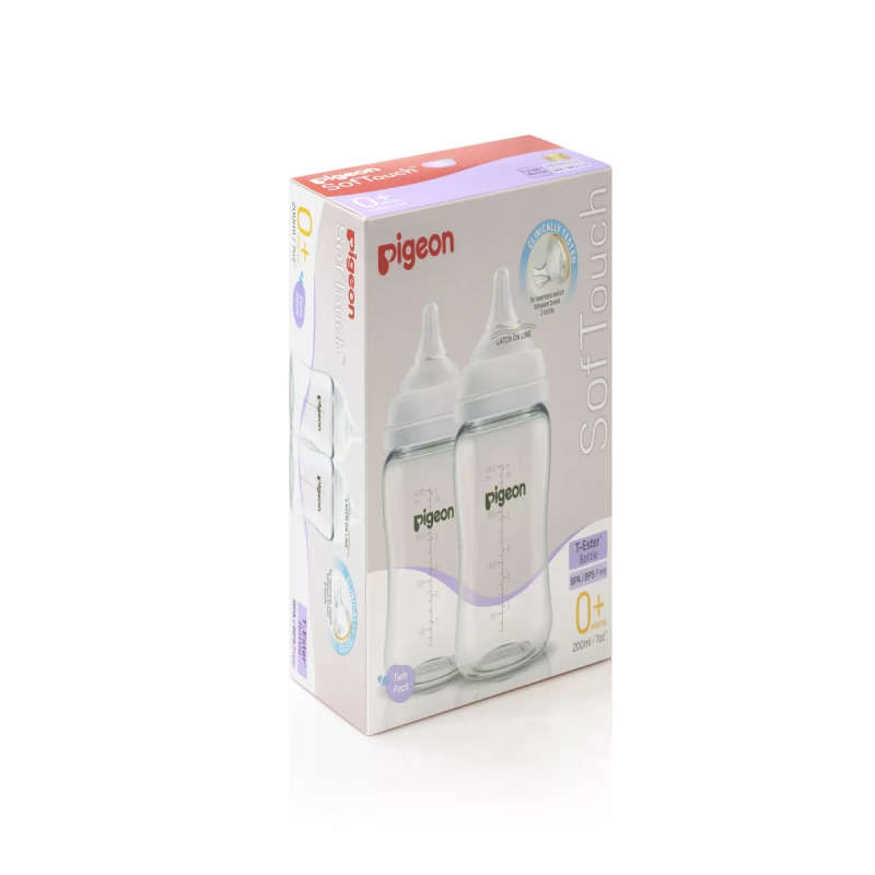 Pigeon - 2 PACK SOFTOUCH 3 BOTTLE T-ESTER 200ML (SS)