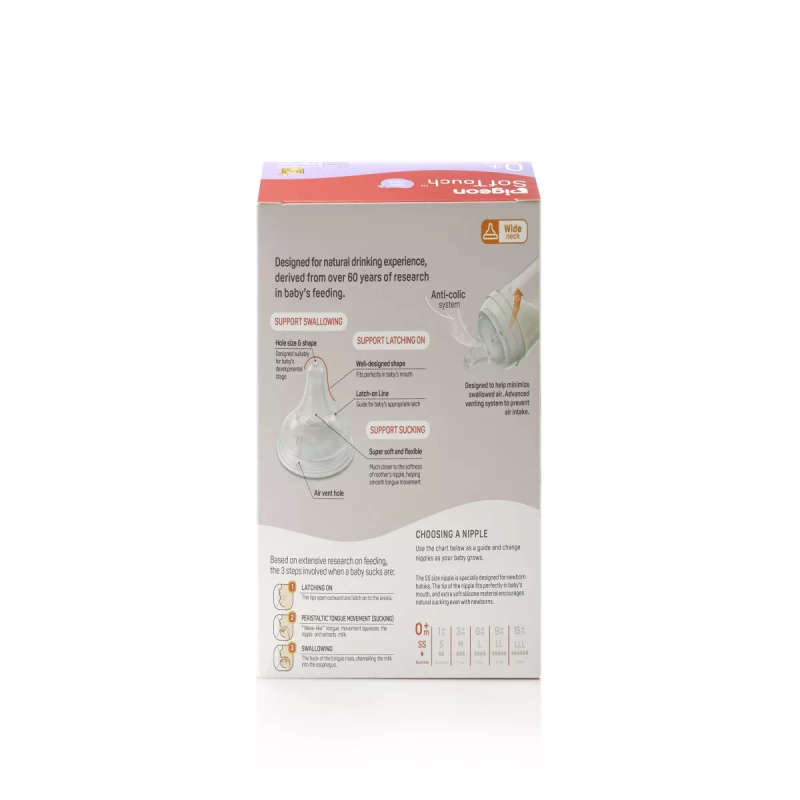 Pigeon - 2 PACK SOFTOUCH 3 BOTTLE T-ESTER 200ML (SS)