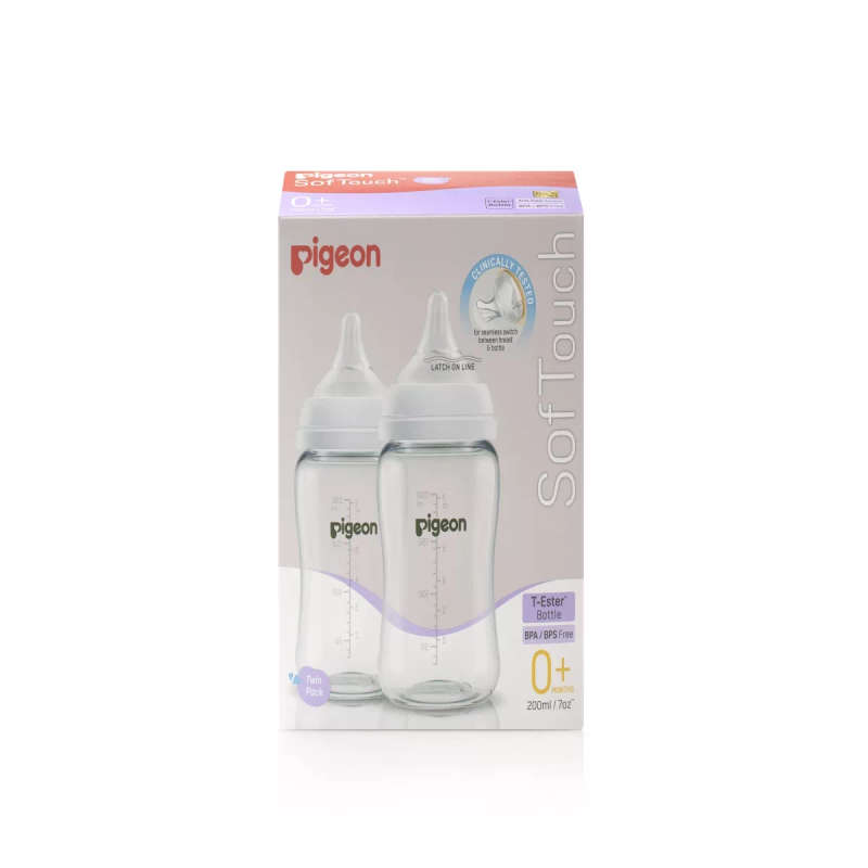 Pigeon - 2 PACK SOFTOUCH 3 BOTTLE T-ESTER 200ML (SS)
