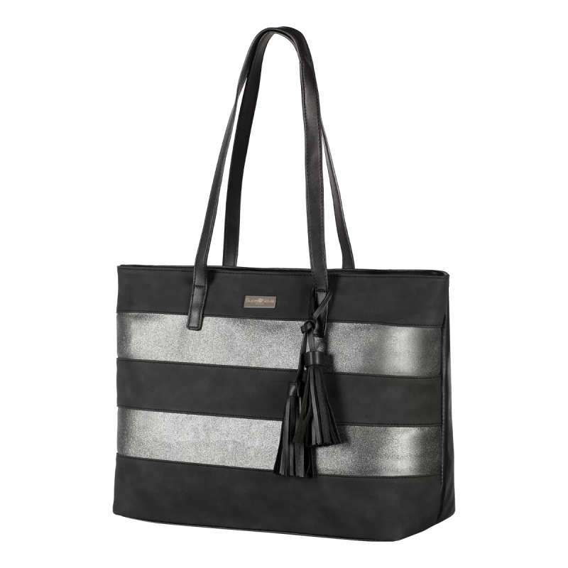 SupaNova Tassles Ladies Laptop Bag Blk