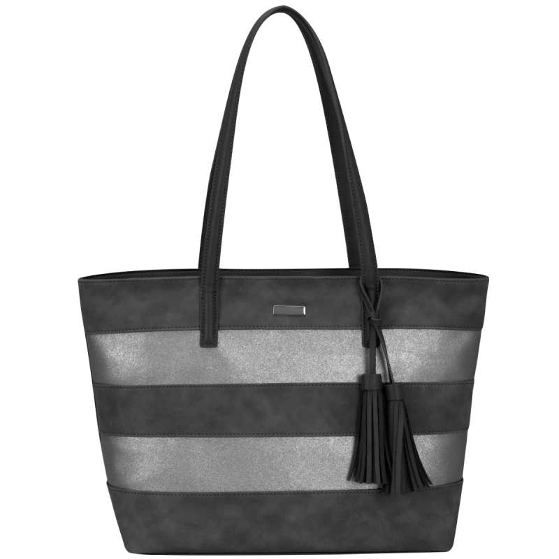SupaNova Tassles Ladies Laptop Bag Blk