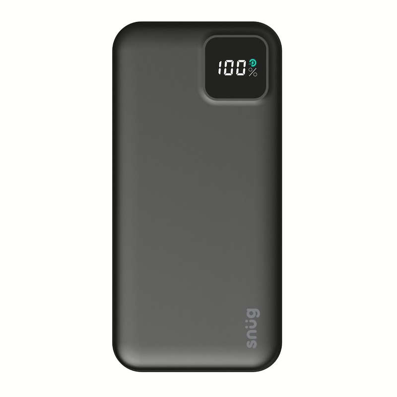 Snug 10000mah sqr dig PD Powerbank-Black