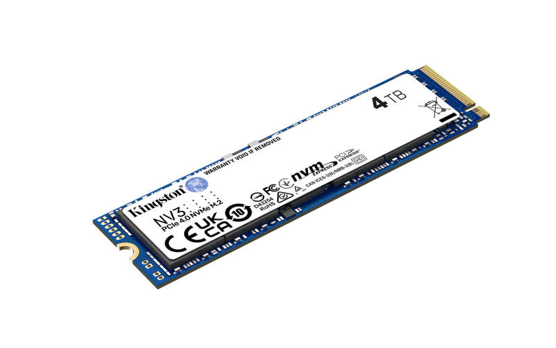 Kingston NV3 M.2 4TB PCIe 4.0 NVMe Internal SSD
