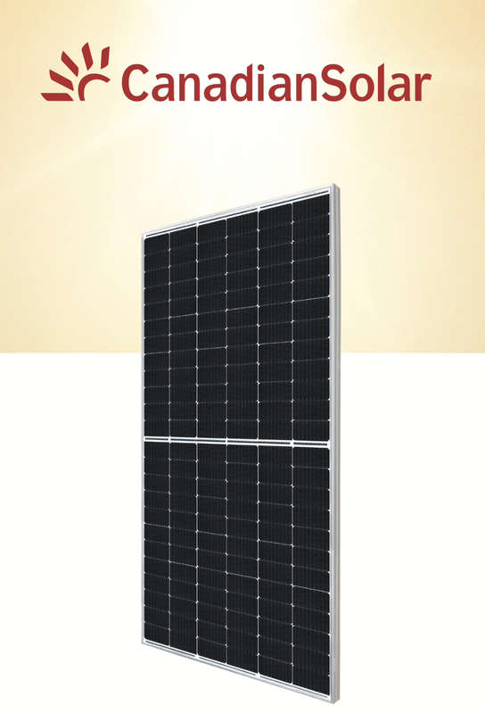 Combo (add batt. + Inv.) Canadian Solar 555W-CS6W-MS HiKu6 (30mm) 35pc per Pallet