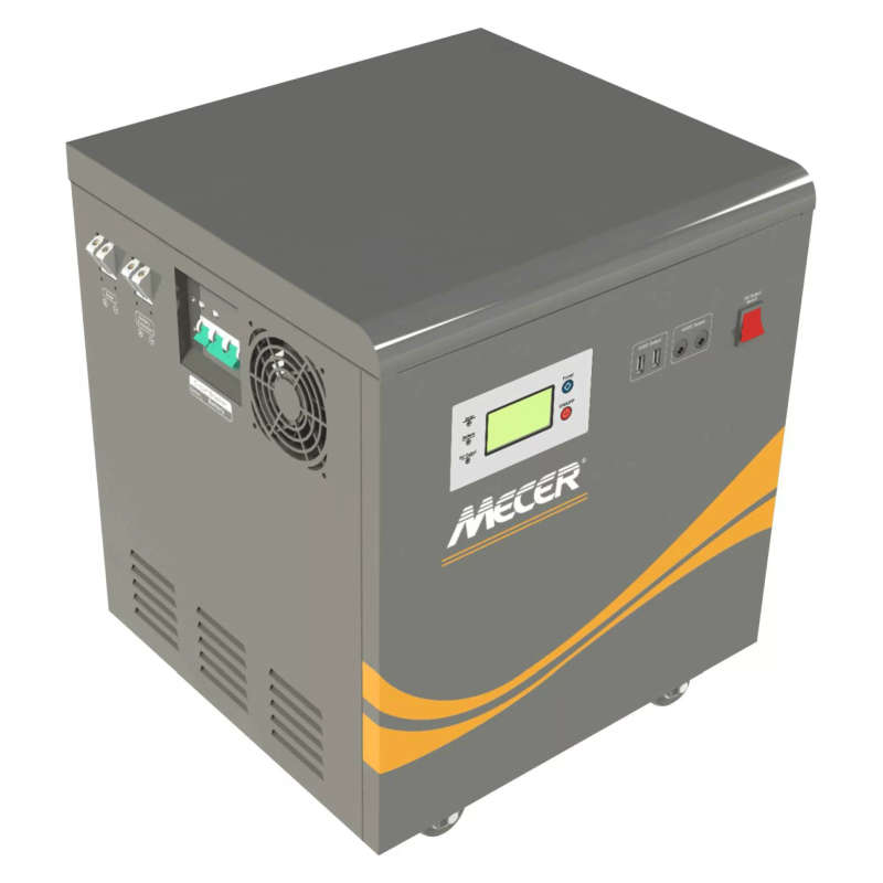 Mecer 360W Solar Charge Controller 1Kw 12V 1x100A Battery Pure Sine Wave Inverter