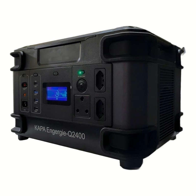 Mecer Kapa Energy Q2400 Portable Power Station Pure Sine Wave Inverter 2400W with 1700wh Battery