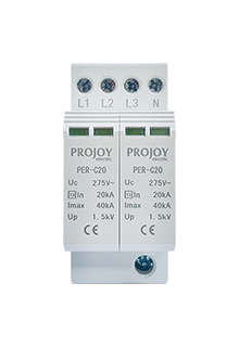 PROJOY Surge Protection Device Three-Phase AC 440V 40KA Type 1+2