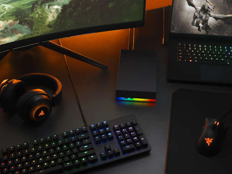 Seagate 8TB Firecuda Gaming Hub with Customisable LED; USB 3.2 Gen 1