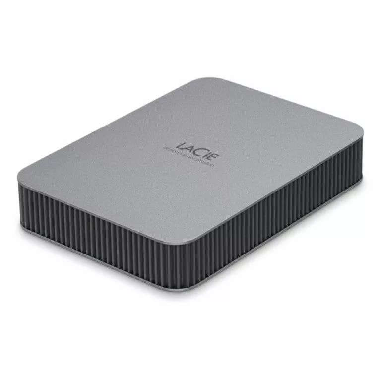 Seagate LaCie 5TB Aluminum Enclosure Portable External Hard Drive Space Grey