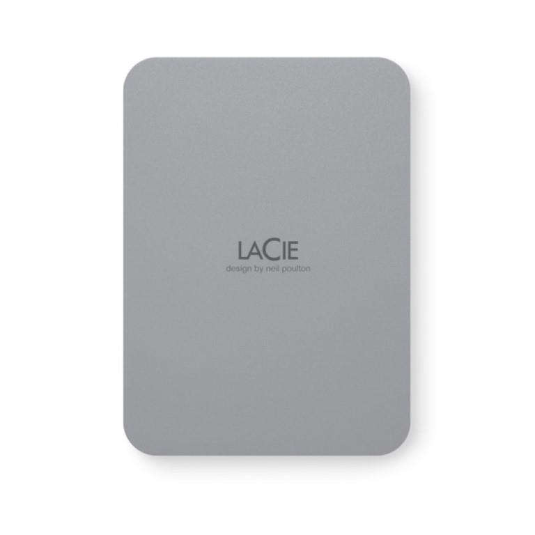 Seagate LaCie 5TB Aluminum Enclosure Portable External Hard Drive Space Grey