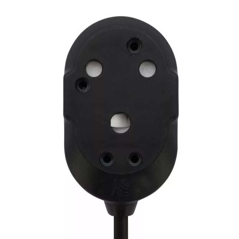 Switched Basics 20m Light Duty BTB Extention Cable 2 x 16A Socket - Black