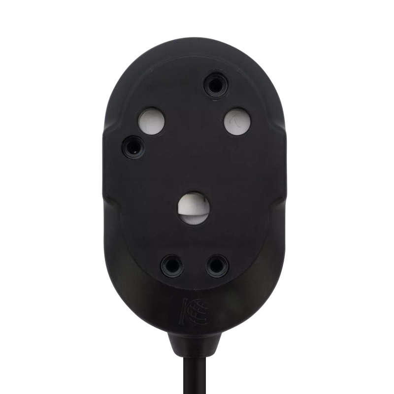 Switched Basics 20m Heavy Duty BTB Extension Cable 2 x 16A Socket - Black