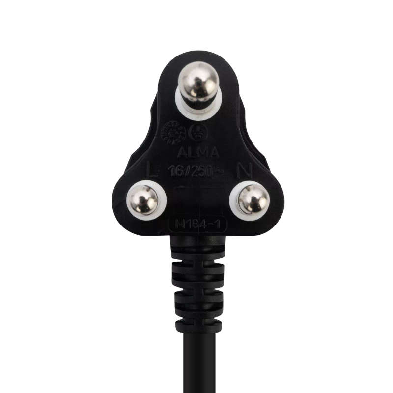 Switched Basics 20m Heavy Duty SBS Extention Cable 2 x 16A Socket - Black