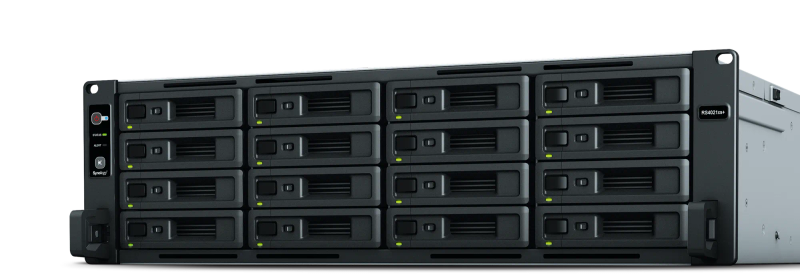 RackStation 16-bay (up to 40-bay); Octa Core 2.1 GHz; 16GB DDR4 ECC UDIMM RAM (up to 64GB); 4x Gb...