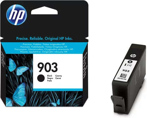 HP 903 Black Standard Yield Printer Ink Cartridge Original T6L99AE Single-pack