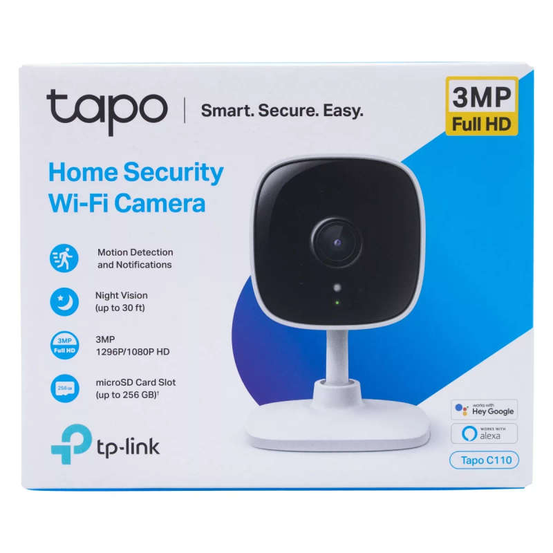 TP-Link Tapo C110 3MP Home Security Wi-Fi Camera