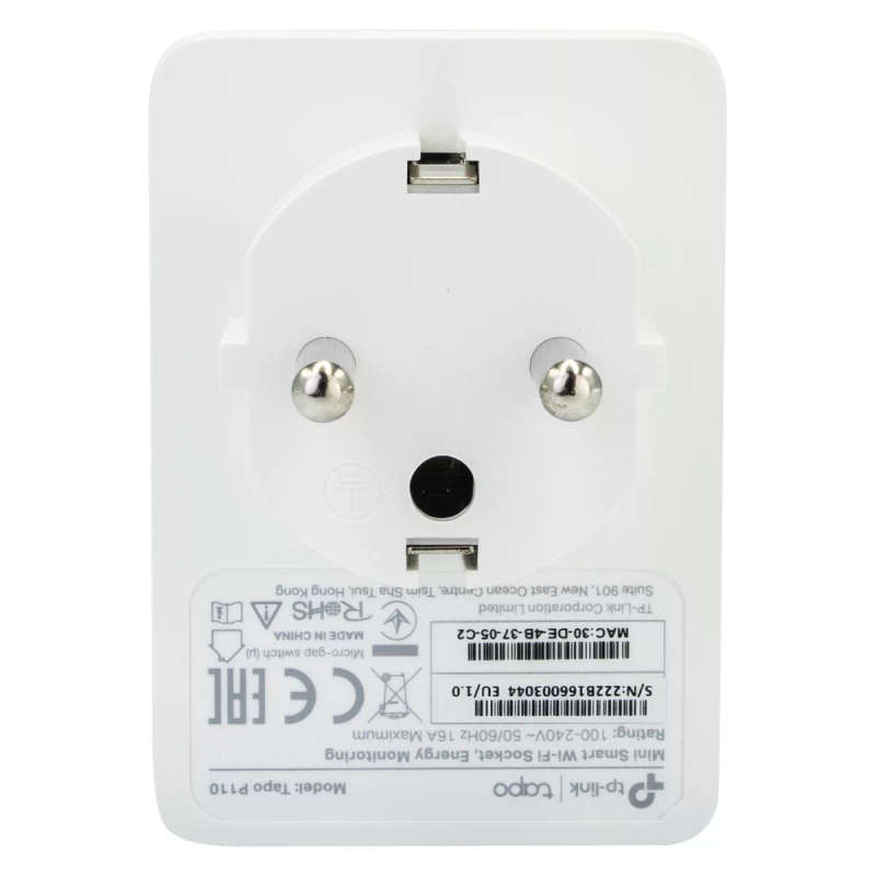 Mini Smart Wi-Fi Socket Energy Monitoring