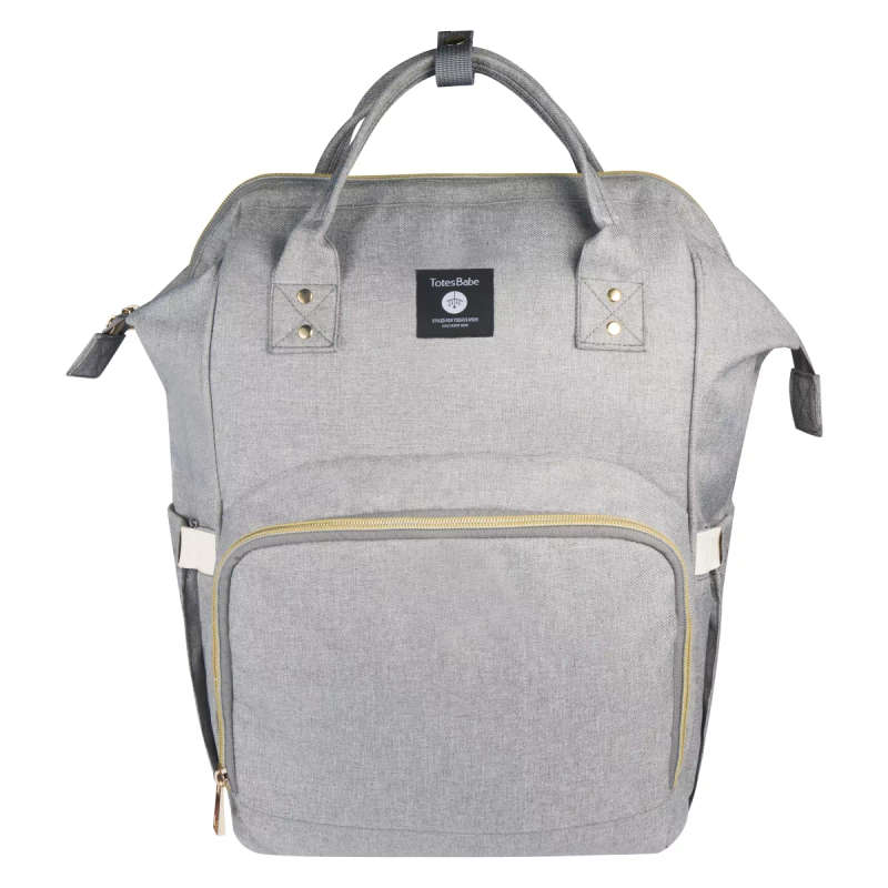 Totes Babe Alma 18L Diaper Backpack, Grey.