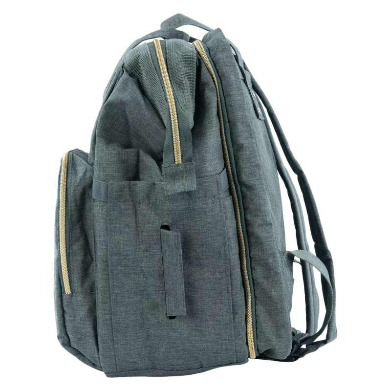 Totes Babe Alma Convertible Diaper Backpack Dark Grey
