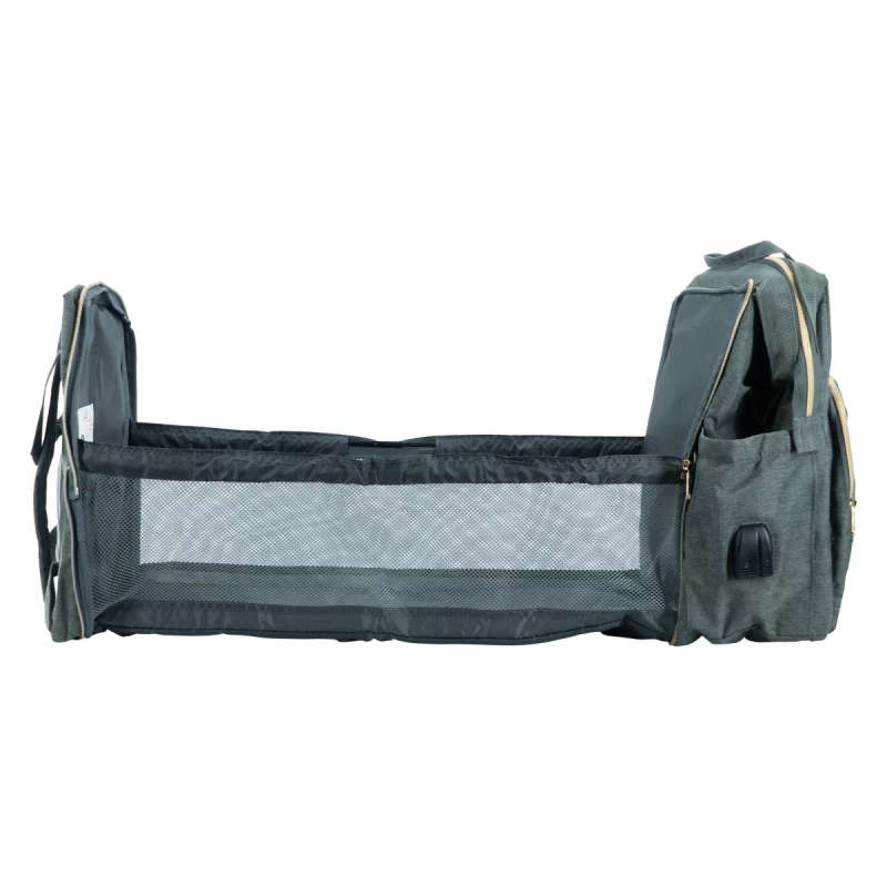 Totes Babe Alma Convertible Diaper Backpack Dark Grey