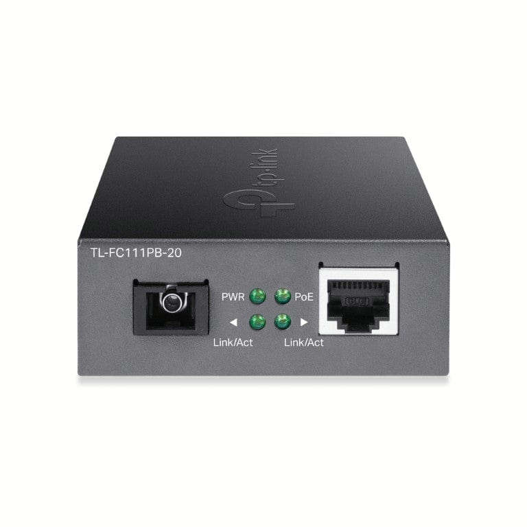 TP-Link TL-FC111PB-20 WDM Media Converter with 1-Port PoE