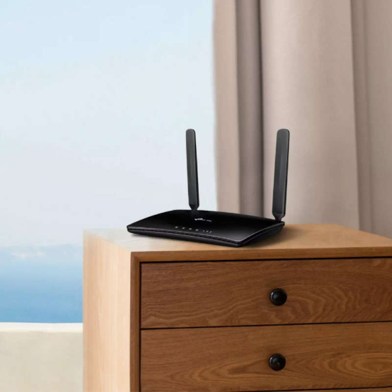 TP-Link TL-MR6400 Wi-Fi 4 Wireless Router Single-band 2.4GHz Fast Ethernet 3G 4G Black