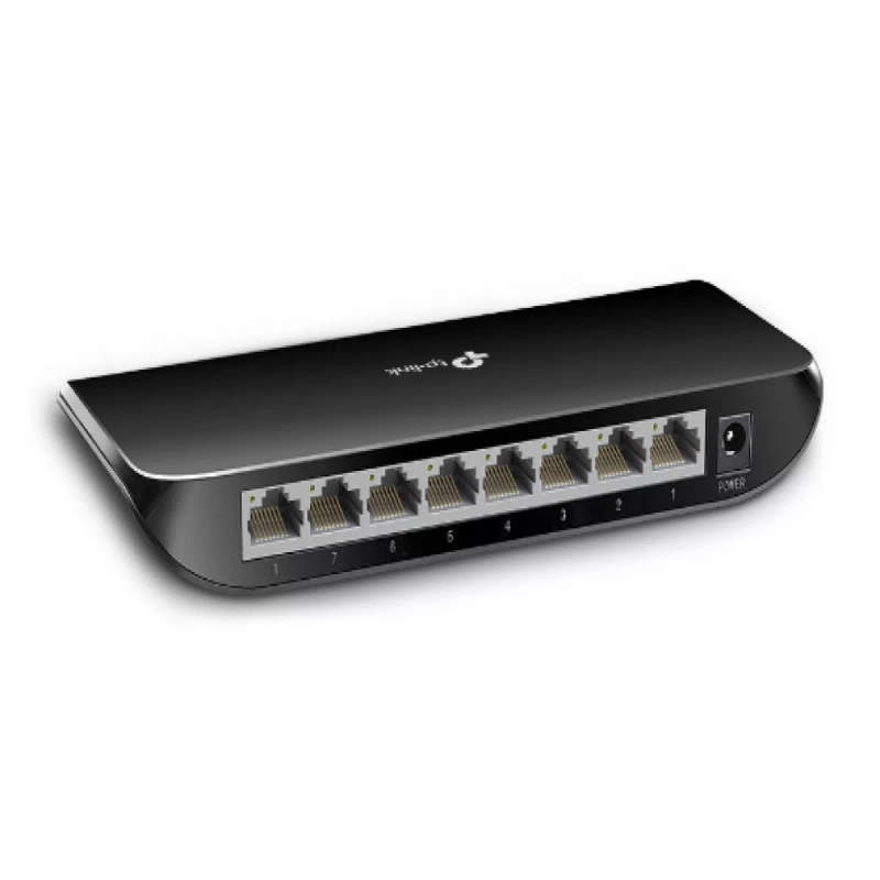 TP-Link TL-SG1008D 8-Port Gigabit Desktop Switch Unmanaged Black
