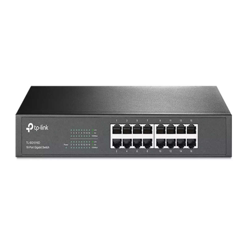 TP-Link TL-SG1016D 16-port GbE Unmanaged Network Switch