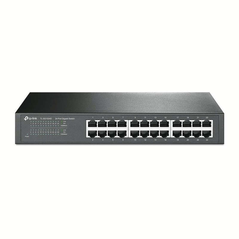 TP-Link TL-SG1024D 24-port GbE Unmanaged Desktop/Rackmount Network Switch