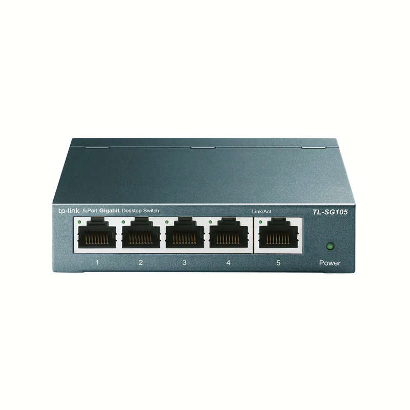 TP-Link TL-SG105 5-Port 10/100/1000 Mbits Desktop Switch Unmanaged Black