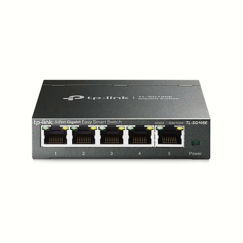 TP-Link TL-SG105E Network Switch L2 Gigabit Ethernet 10/100/1000 Mbits Black