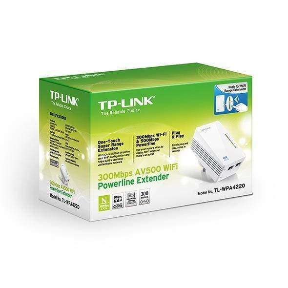 TP-Link TL-WPA4220 Av500 300 Mbits Ethernet LAN Wi-Fi White Single-Pack