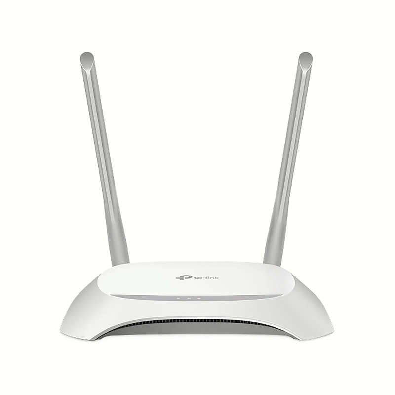 TP-Link TL-WR840N Wi-Fi 4 Wireless Router Single-band 2.4GHz Fast Ethernet Gray and White