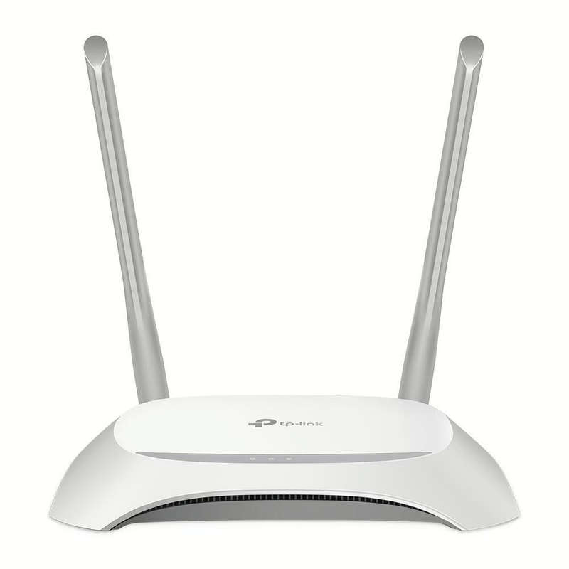 TP-Link TL-WR840N Wi-Fi 4 Wireless Router Single-band 2.4GHz Fast Ethernet Gray and White