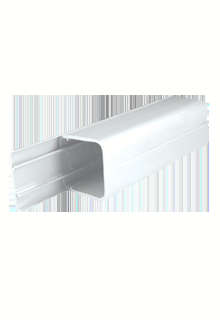 75x50mm White PVC Trunking, 3m length