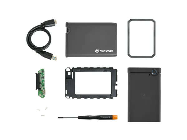 Transcend StoreJet 2.5-inch SSD or HDD Enclosure Kit