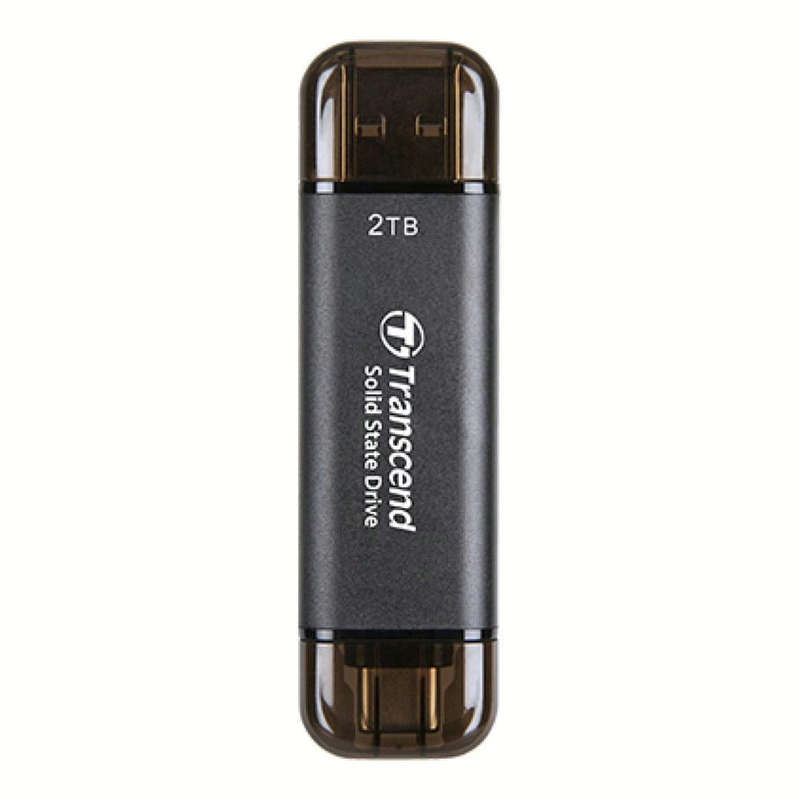 Transcend ESD310C 128GB Flash Drive Portable SSD Black